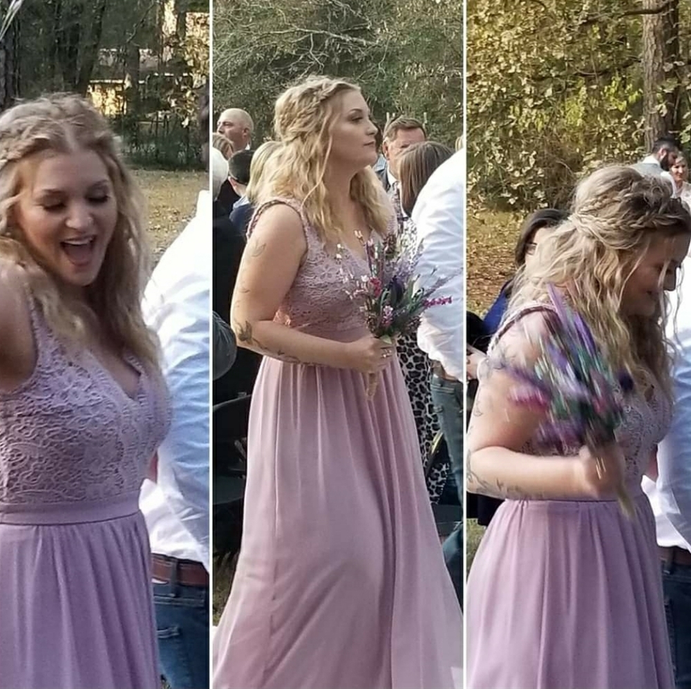 Lulu's Lace evening gown